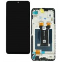 Дисплей для ZTE Nubia Gaming Neo 5G, чорний, з сенсорним екраном (дисплейний модуль), з рамкою