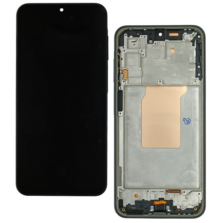 Дисплей для Samsung A266 Galaxy A26 5G (2025), черный, с рамкой, High Quality, (OLED)