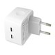Зарядное устройство XO L102, 2Type-C PD35W, с дисплеем, белое