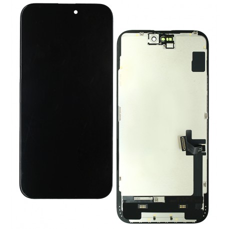 Дисплей для Apple iPhone 15 Plus, черный, с сенсорным экраном, с рамкой, (TFT), ZY-IN CELL HD+ Дисплей для Apple iPhone 15 Plus, черный, с сенсорным экраном, с рамкой, (TFT), ZY-IN CELL HD+