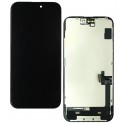Дисплей для Apple iPhone 15 Plus, черный, с сенсорным экраном, с рамкой, (TFT), ZY-IN CELL HD+