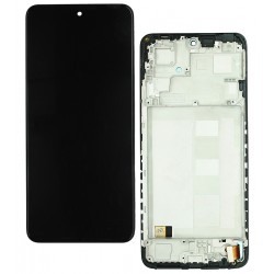 Дисплей для Xiaomi Redmi Note 12 4G, черный, c рамкой, копия, (TFT) Дисплей для Xiaomi Redmi Note 12 4G, черный, c рамкой, копия, (TFT)