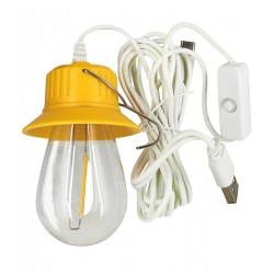 LED лампа V07-COB, кабель 3 м, крючок, питание USB/Type-C