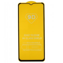 Защитное стекло для Realme C11, C12, C15, Narzo 30A, совместимое с чехлами, Full Glue, без упаковки, черный