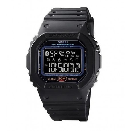 Чоловічий цифровий кварцовий годинник Skmei 1629, чорний, Smart Watch