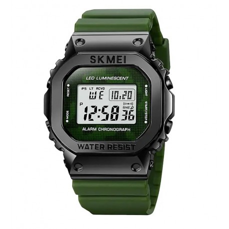 Мужские цифровые кварцевые часы Skmei 1851, army green