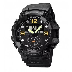 Чоловічий цифровий кварцовий годинник Skmei 1965, чорний Чоловічий цифровий кварцовий годинник Skmei 1965, чорний