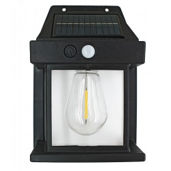 Фонарь наружный 888-30W вольфрамова лампа, Motion Sensor, 1x14500, солнечная панель