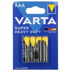 Батарейка VARTA SuperLife (Сольова), AAA, R03, 4 штуки, блістер Батарейка VARTA SuperLife (Сольова), AAA, R03, 4 штуки, блістер