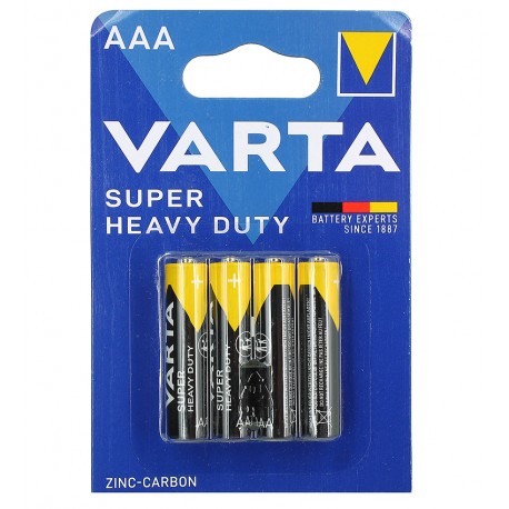 Батарейка VARTA SuperLife (Сольова), AAA, R03, 4 штуки, блістер Батарейка VARTA SuperLife (Сольова), AAA, R03, 4 штуки, блістер