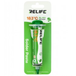 BGA паста Relife RL-403, легкоплавкая, 138 °C, в шприце 10 мл