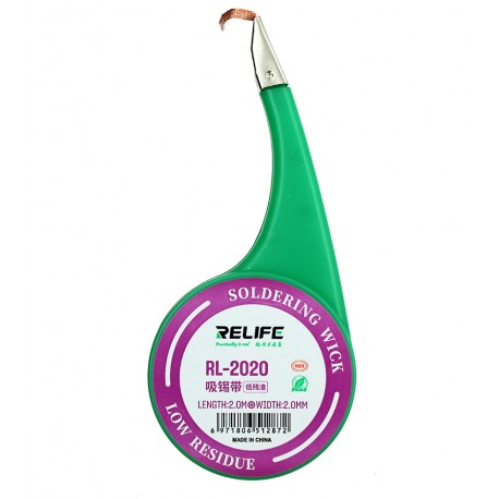 Очищувач припою Relife RL-2020 (2mm x 2m) Очищувач припою Relife RL-2020 (2mm x 2m)