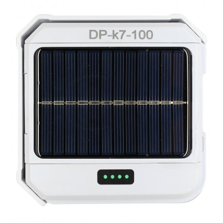 Ліхтарик кемпінговий DP-K7-100, 3х18650, сонячна панель, power bank, ЗУ Type-C, гачок