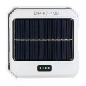 Ліхтарик кемпінговий DP-K7-100, 3х18650, сонячна панель, power bank, ЗУ Type-C, гачок