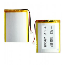 Аккумулятор универсальный, 71 мм, 96 мм, 3.1 мм, Li-Ion, 3,7 В, 2500 мАч 357595P