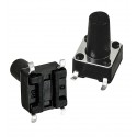 Кнопка тактова SMD, 6 x 6 x 10 мм, 4pin