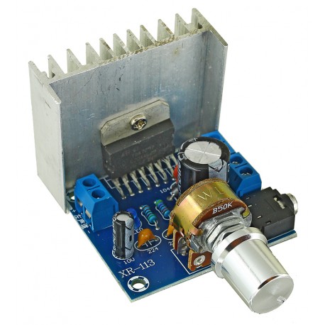Стерео аудіо підсилювач TDA7297 з регулятором гучності 2x15W, 9-15V