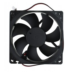 Вентилятор 92 х 92 х 25мм 12V BJC9225-B (2 провода) 0.38A подшипник скольжения