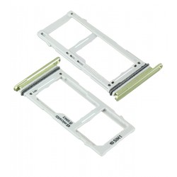 Держатель SIM-карты Samsung G973 Galaxy S10, G975 Galaxy S10 Plus, желтый, c держателем MMC, dual SIM Держатель SIM-карты Samsung G973 Galaxy S10, G975 Galaxy S10 Plus, желтый, c держателем MMC, dual SIM