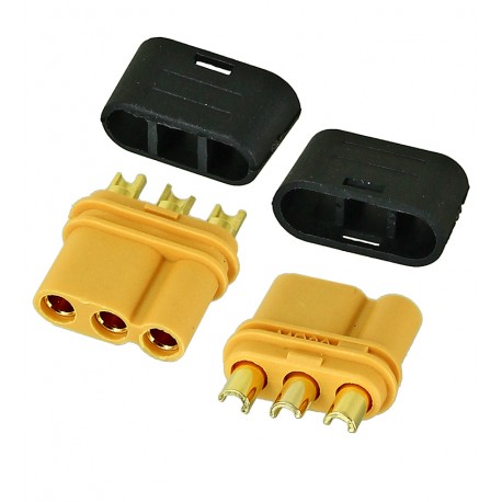 Гнездо MR30-F Female 3pin, разъем питания для соединения двигателей с регуляторами скорости, 30А(60A)