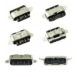 Конектор заряджання для Nokia 5.1 Plus, 6.1 Plus, 7 Plus, 8.1, X5, X6, X7 (2018), 14 pin, USB тип-C