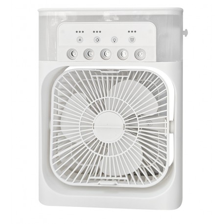 Вентилятор AIR COOLER FAN Mini із контейнером для льоду (23 см) (білий)
