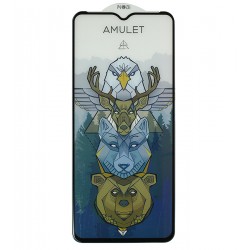 Захисне скло iNobi Amulet для Oppo A78 5G, Realme C11, C25Y, C30s, C35, Anti-Static, Full Glue, чорний