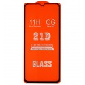 Захисне скло для Realme C30, C33, сумісне з чохлами, Full Glue, без упаковки, чорний