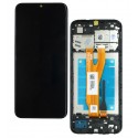 Дисплей для Samsung A032 Galaxy A03 Core, чорний, з рамкою, оригінал (PRC), оригінал
