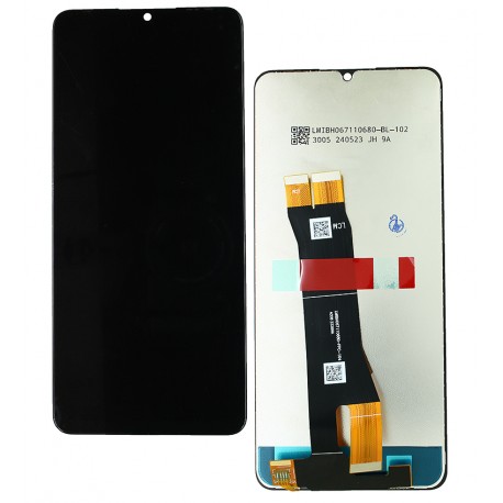 Дисплей для ZTE Blade V50 Vita, чорний, без рамки, оригінал (переклеєне скло)