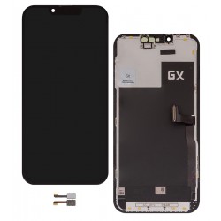Дисплей для Apple iPhone 13 Pro, черный, с рамкой, High Quality, (OLED), GX OEM Hard Дисплей для Apple iPhone 13 Pro, черный, с рамкой, High Quality, (OLED), GX OEM Hard