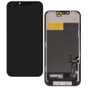 Дисплей для Apple iPhone 13, черный, с рамкой, копия, (TFT), ZY, LTPS