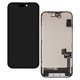 Дисплей для Apple iPhone 15, черный, с рамкой, копия, (TFT), ZY, LTPS