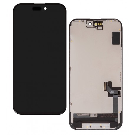 Дисплей для Apple iPhone 15, черный, с рамкой, копия, (TFT), ZY, LTPS Дисплей для Apple iPhone 15, черный, с рамкой, копия, (TFT), ZY, LTPS