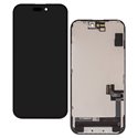 Дисплей для Apple iPhone 15, черный, с рамкой, копия, (TFT), ZY, LTPS