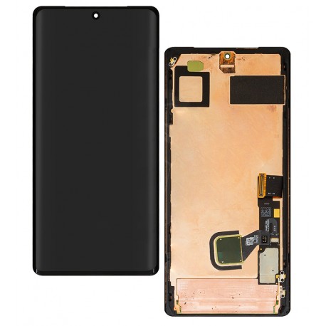 Дисплей для Google Pixel 7 Pro, чорний, з рамкою, оригінал (переклеєне скло) Дисплей для Google Pixel 7 Pro, чорний, з рамкою, оригінал (переклеєне скло)