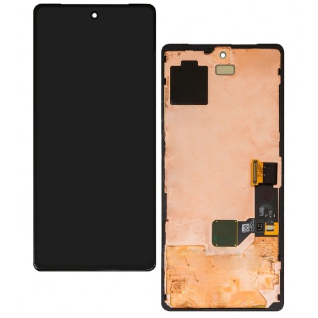 Дисплей для Google Pixel 7, чорний, з рамкою, оригінал (переклеєне скло), GVU6C, GQML3 Дисплей для Google Pixel 7, чорний, з рамкою, оригінал (переклеєне скло), GVU6C, GQML3