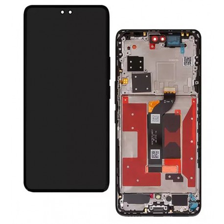 Дисплей для Huawei Honor 200 Pro, черный, с рамкой, оригинал (PRC), ELP-AN00, ELP-NX9