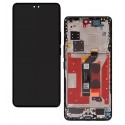 Дисплей для Huawei Honor 200 Pro, черный, с рамкой, оригинал (PRC), ELP-AN00, ELP-NX9