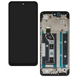 Дисплей для Motorola Moto E15, Moto G05, Moto G15, Moto G15 Power, чорний, з рамкою, High Quality, 1540485091 Дисплей для Motorola Moto E15, Moto G05, Moto G15, Moto G15 Power, чорний, з рамкою, High Quality, 1540485091