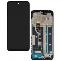 Дисплей для Motorola Moto E15, Moto G05, Moto G15, Moto G15 Power, чорний, з рамкою, High Quality, BS067XMM-L07-XM01_IC