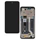Дисплей для Motorola Moto G34, Moto G45, черный, с рамкой, копия, 1540464621
