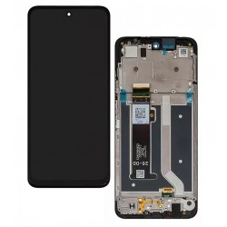 Дисплей для Motorola Moto G34, Moto G45, чорний, з рамкою, копія, 1540464621