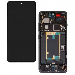 Дисплей для OnePlus 13R, черный, с рамкой, оригинал (PRC), CPH2645, CPH2691, CPH2647