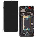 Дисплей для OnePlus 13R, черный, с рамкой, оригинал (PRC), CPH2645, CPH2691, CPH2647