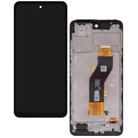 Дисплей для Tecno Spark 20 (KJ5), чорний, з рамкою, High Quality, FPC6525 Дисплей для Tecno Spark 20 (KJ5), чорний, з рамкою, High Quality, FPC6525