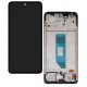 Дисплей для Xiaomi Redmi Note 14 4G, черный, с рамкой, оригинал (PRC), 24117RN76G, 24117RN76O