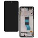 Дисплей для Xiaomi Redmi Note 14 5G, черный, с рамкой, оригинал (PRC), 24094RAD4G