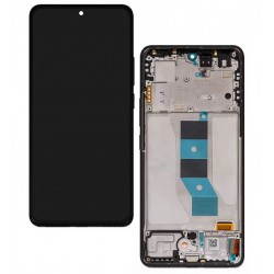 Дисплей для Xiaomi Redmi Note 14 5G, чорний, з рамкою, оригінал (PRC), 24094RAD4G