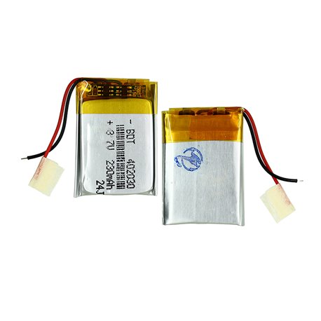 Аккумулятор 402030, 30 мм, 20 мм, 4,0 мм, Li-ion, 3,7 В, 230 мАч, с контроллером Аккумулятор 402030, 30 мм, 20 мм, 4,0 мм, Li-ion, 3,7 В, 230 мАч, с контроллером